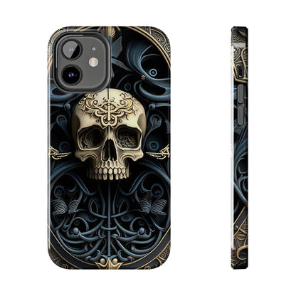 Metallic Chrome Skulls and classic Designed 6 Tough Phone Cases