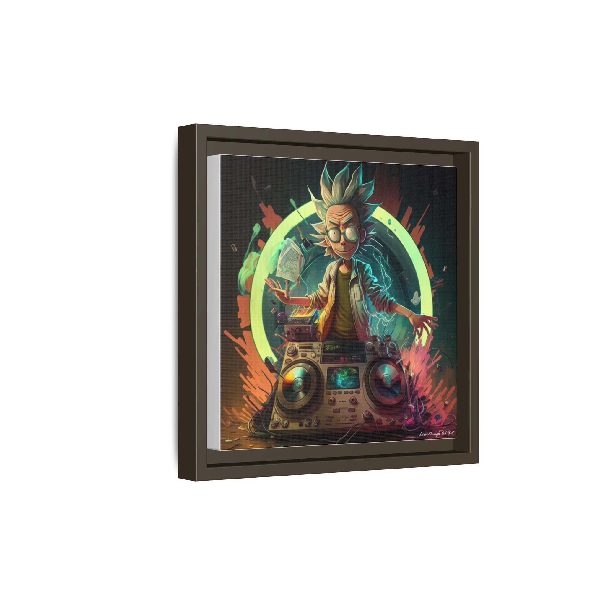 Frequency of Genius, Art Print — Colorful Modern Wall Canvas