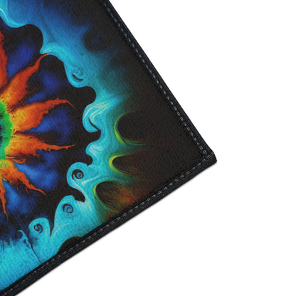 Bold And Beautiful Tie Dye Style One Heavy Duty Floor Mat