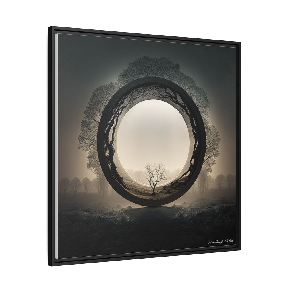 Circle of Stillness, Art Print — Colorful Modern Wall Canvas