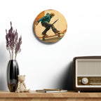 Skateboarding Anytime Style 1 Wall Clock