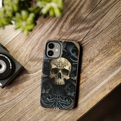 Metallic Chrome Skulls and classic Designed 6 Tough Phone Cases