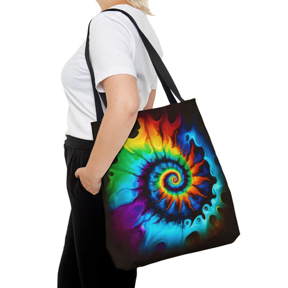 Bold And Beautiful Tie Dye Style Two Tote Bag (AOP)