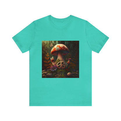 Hippie Mushroom Color Candy Style Design Style 7 Unisex Jersey Short Sleeve Tee