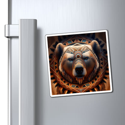Magnificent Navajo Bear Style Four Magnets