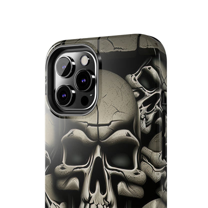 Metallic Chrome Skulls and classic Designed 12 Tough Phone Cases