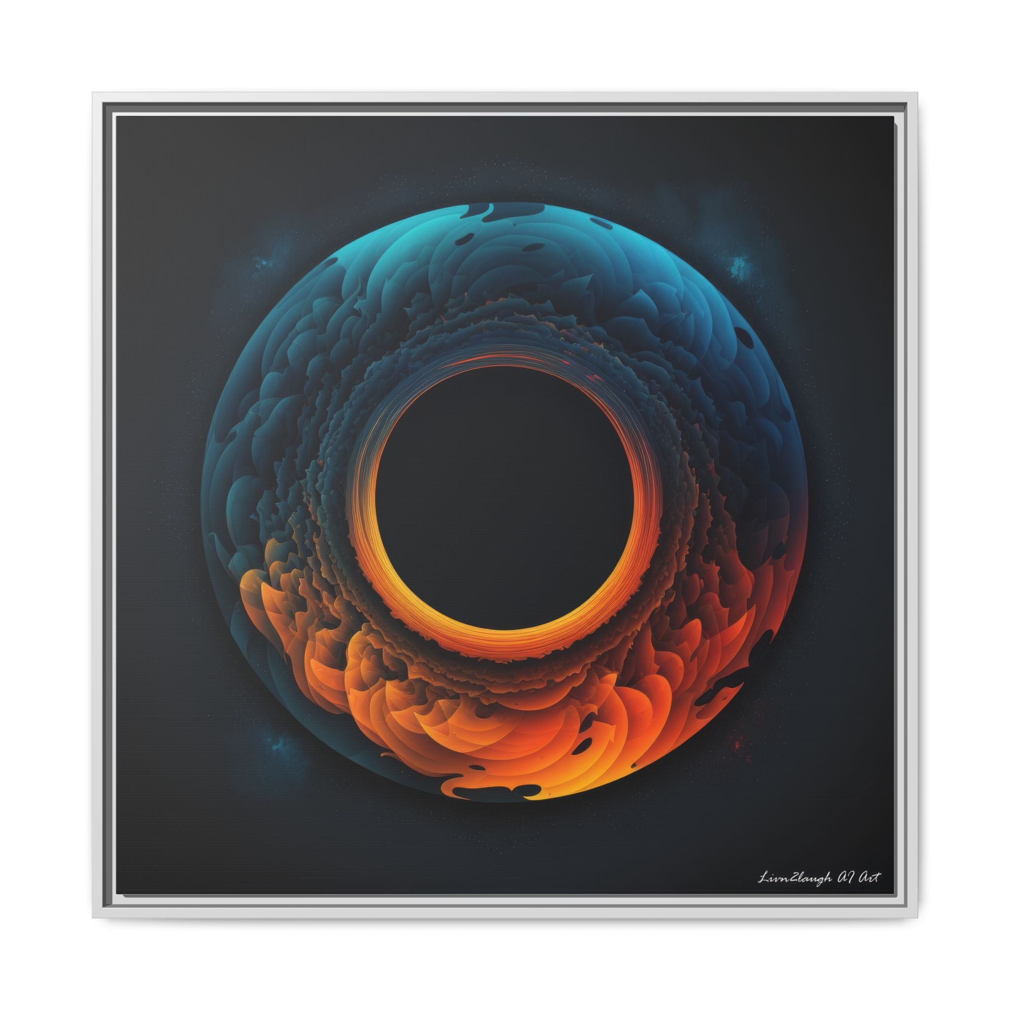 Molten Silence, Art Print — Colorful Modern Wall Canvas