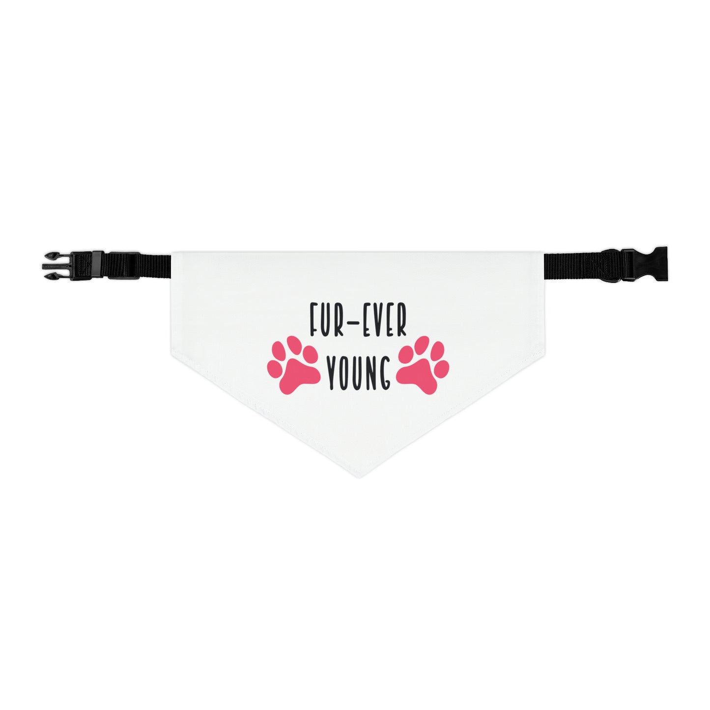 Fur-Ever Young By Fly Art Designs Pet Bandana Collar