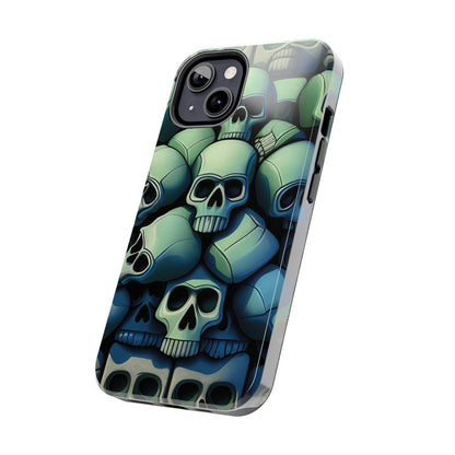 Metallic Chrome Skulls and classic Designed 10 Tough Phone Cases