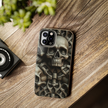 Metallic Chrome Skulls and classic Designed 19 Tough Phone Cases