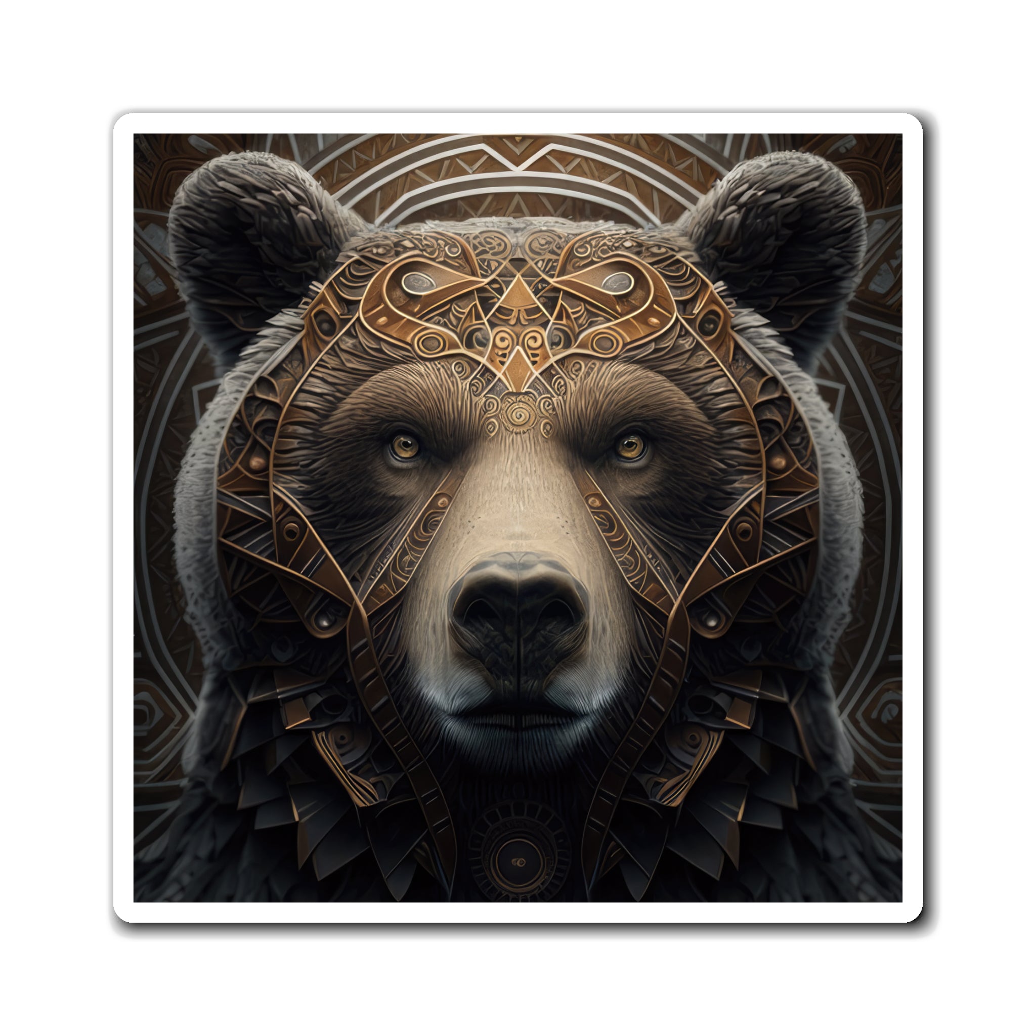 Magnificent Navajo Bear Style Eight Magnets