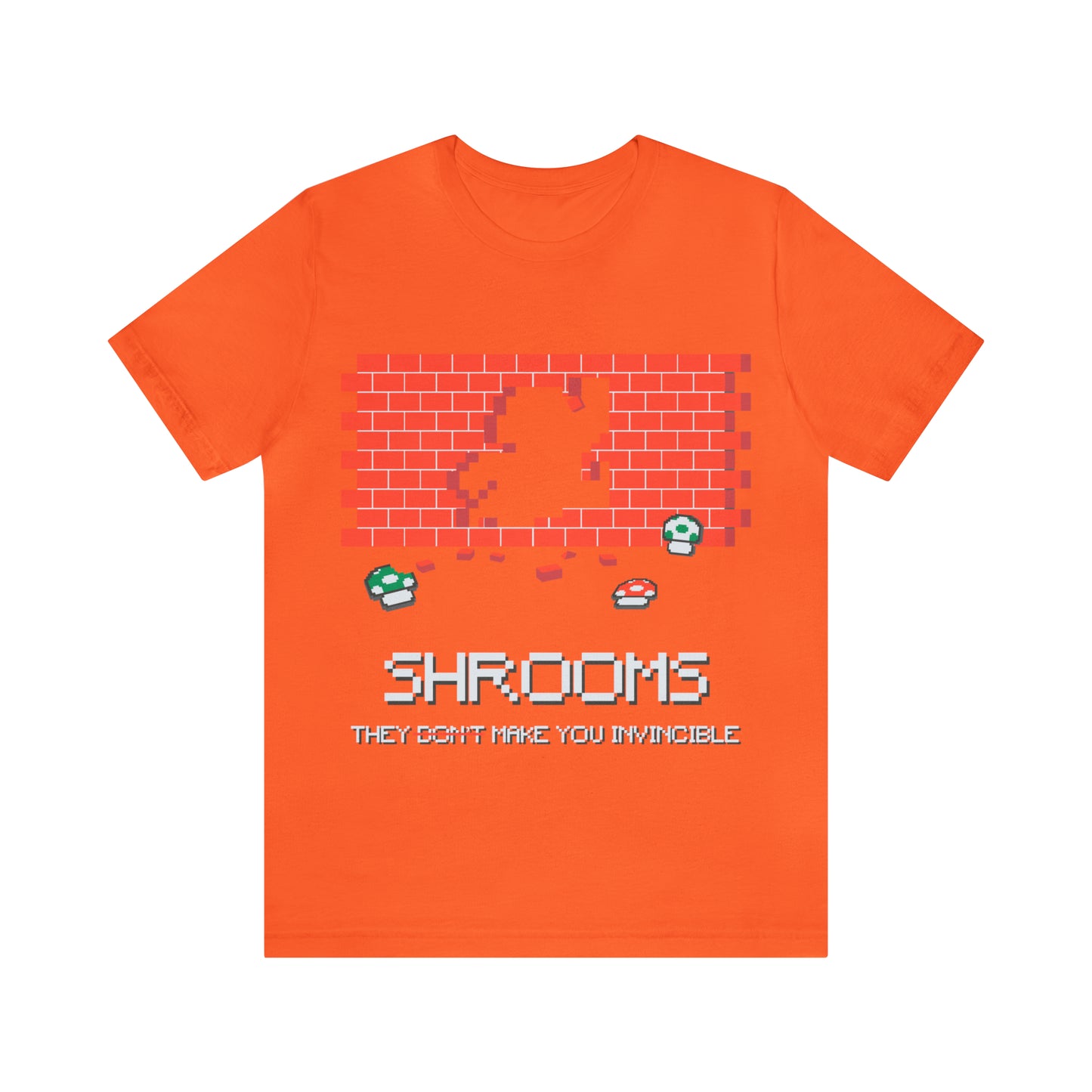 Shrooms, They Make You Invincible, Unisex Jersey Short Sleeve Tee