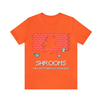 Shrooms, They Make You Invincible, Unisex Jersey Short Sleeve Tee