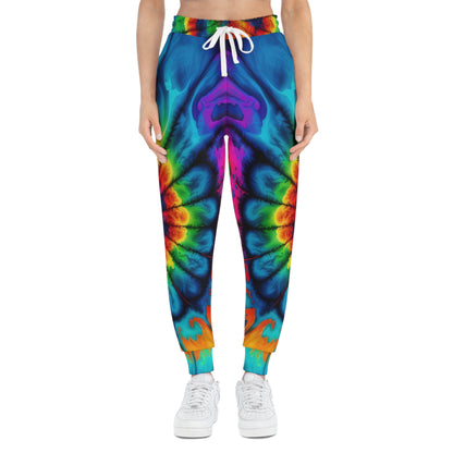 Bold And Beautiful Tie Dye Style Two, Athletic Joggers (AOP)