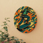 Skateboarding Anytime Style 2 Wall Clock