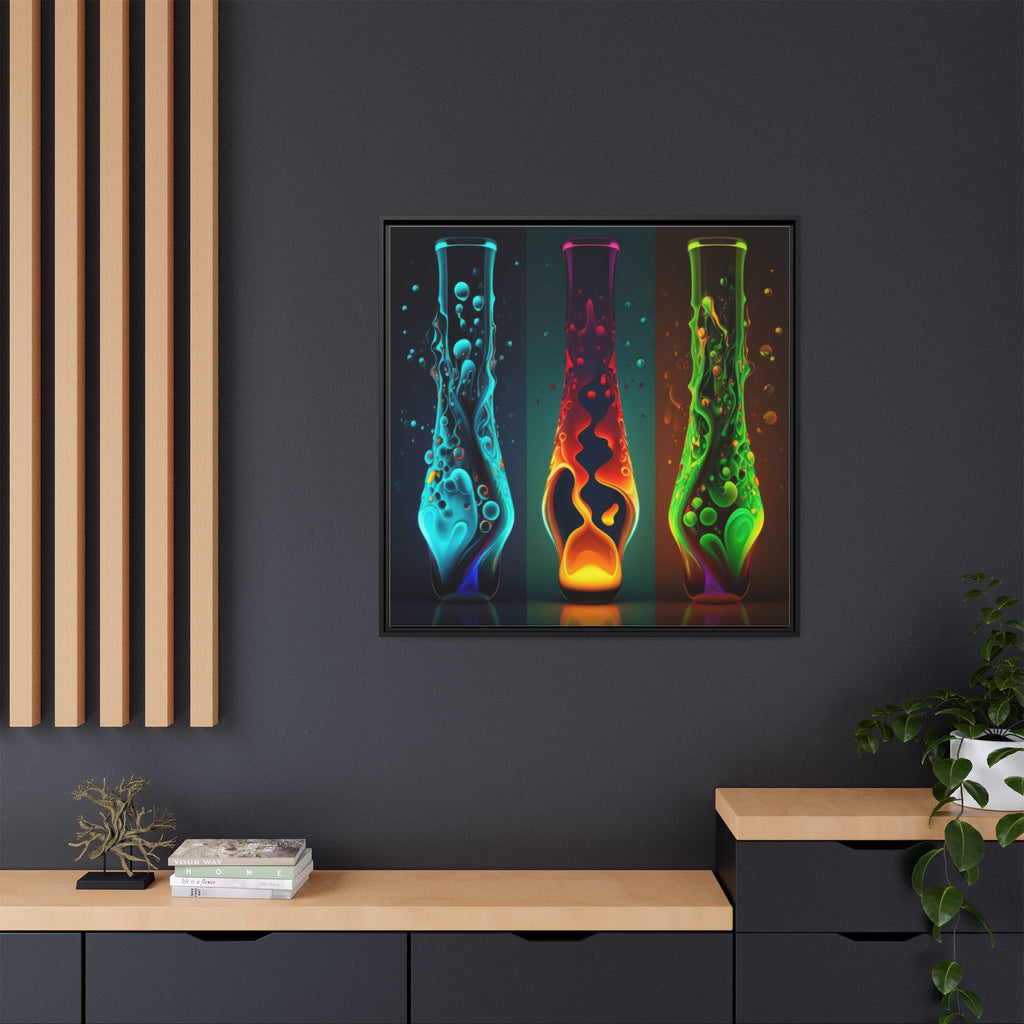 Three States of Flow, Art Print — Colorful Modern Wall Canvas