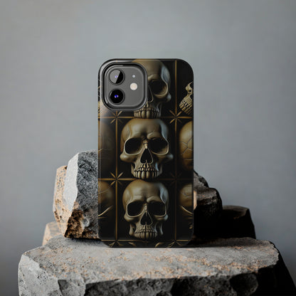 Metallic Chrome Skulls and classic Designed 19 Tough Phone Cases