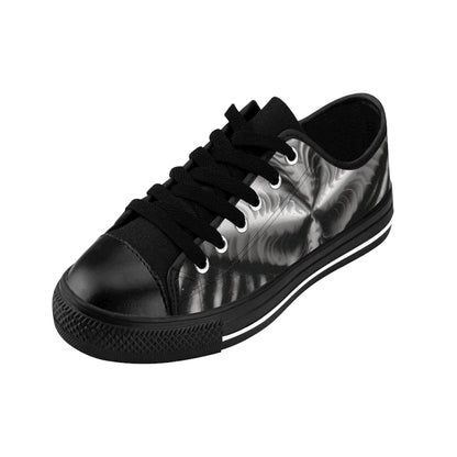 Beautiful Stars Abstract Star Style Black And White Women's Sneakers