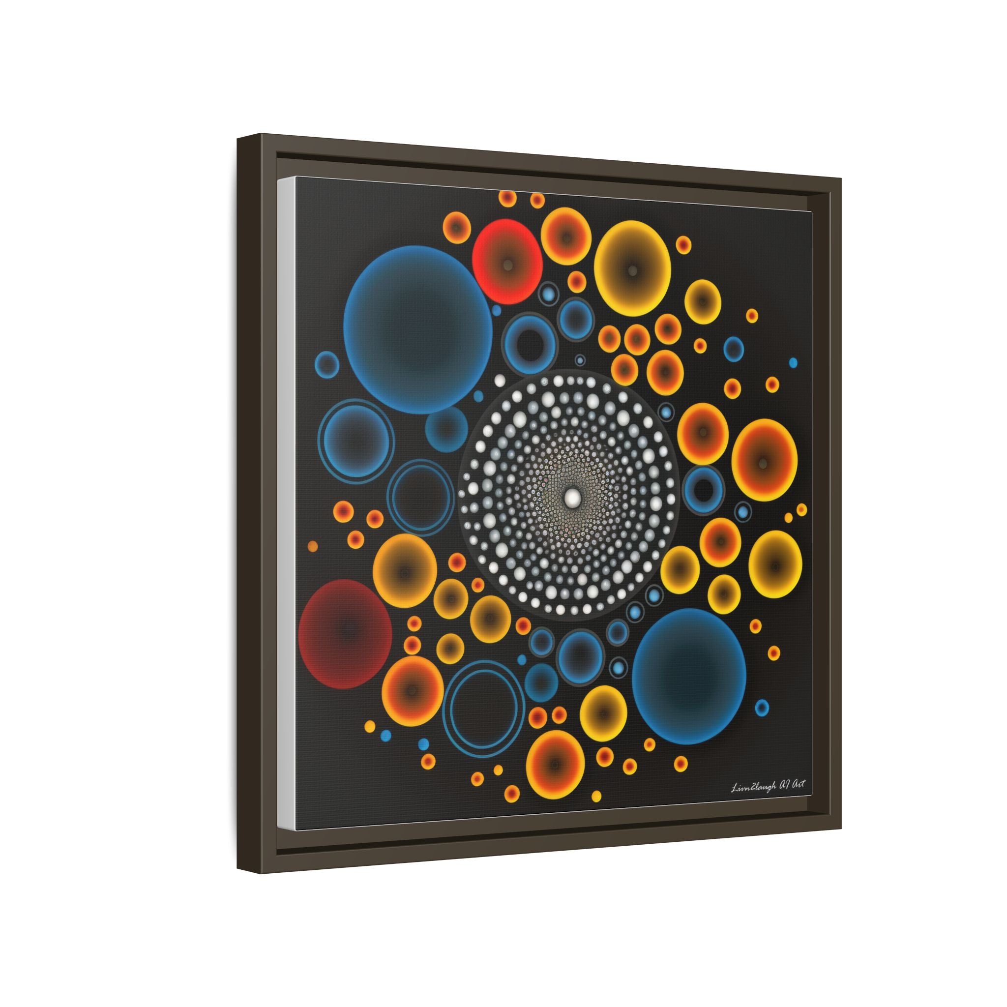 Gilded Tide, Art Print — Colorful Modern Wall Canvas