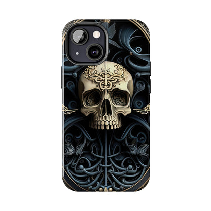 Metallic Chrome Skulls and classic Designed 6 Tough Phone Cases