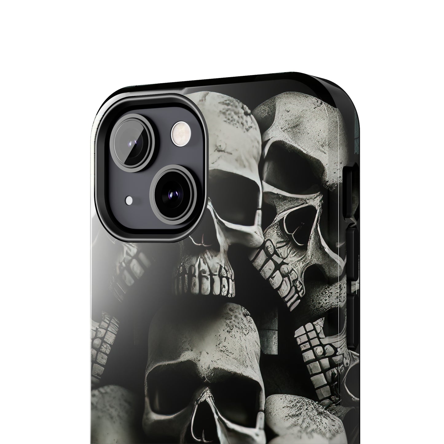 Metallic Chrome Skulls and classic Designed 11 Tough Phone Cases