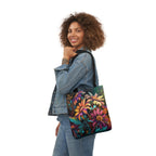 Bold And Beautiful Flowers Style Three Polyester Canvas Tote Bag (AOP)