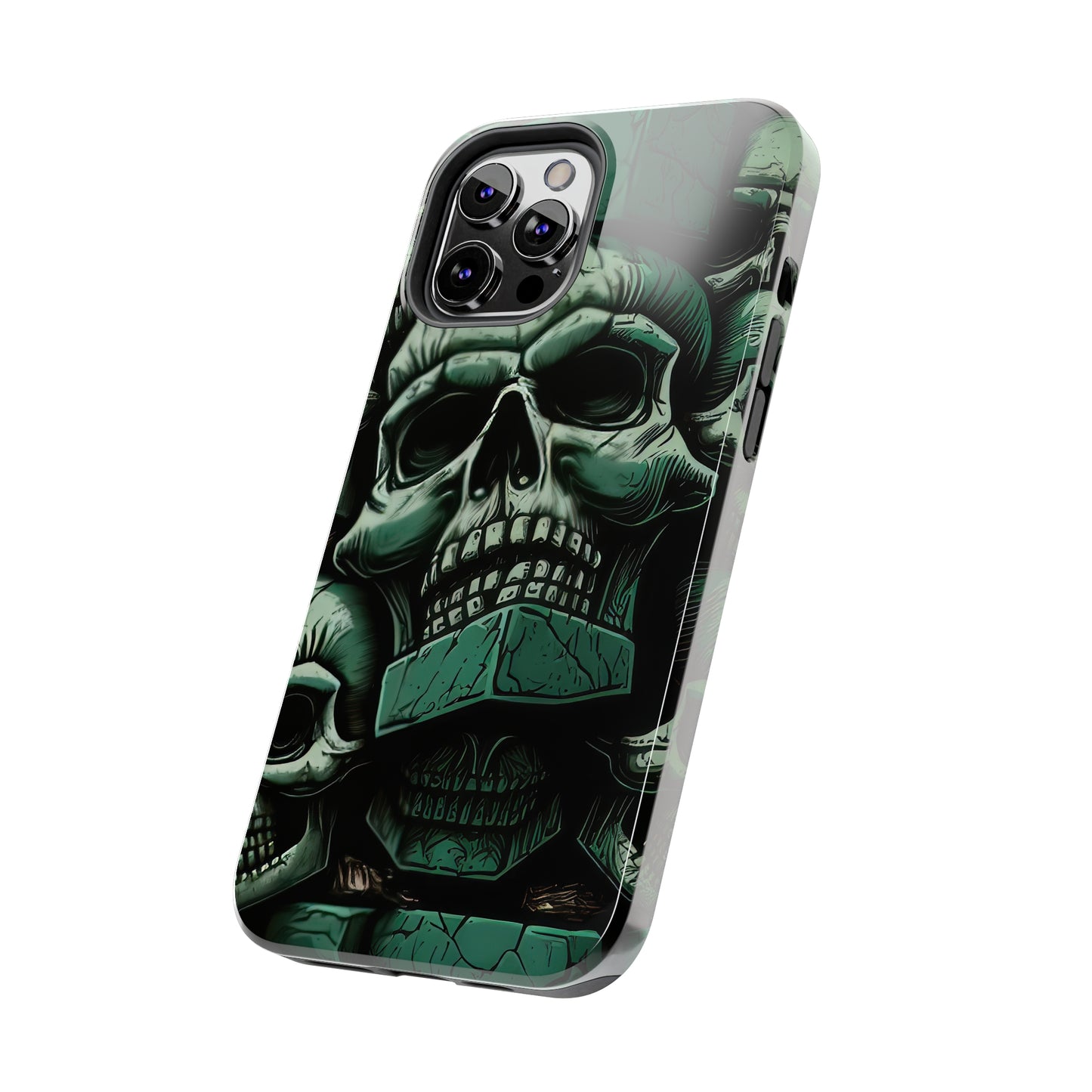 Metallic Chrome Skulls and classic Designed 15 Tough Phone Cases