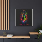 Chromatic Ascent, Art Print — Colorful Modern Wall Canvas