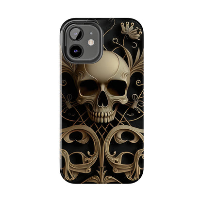 Metallic Chrome Skulls and classic Designed 1 Tough Phone Cases