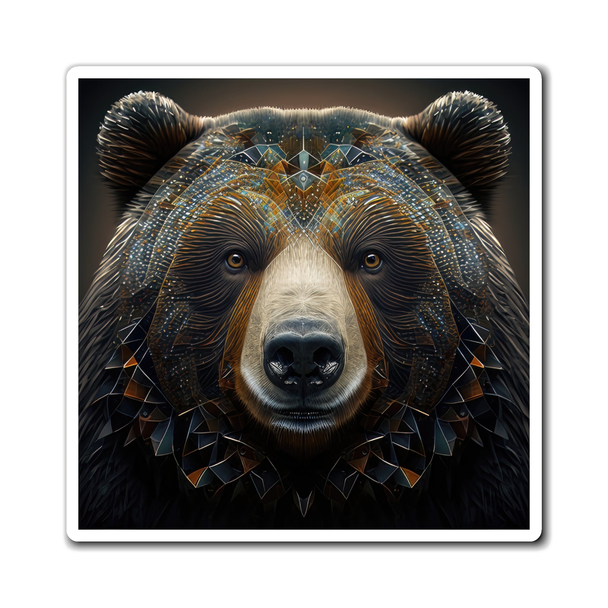 Magnificent Navajo Bear Style Seven Magnets