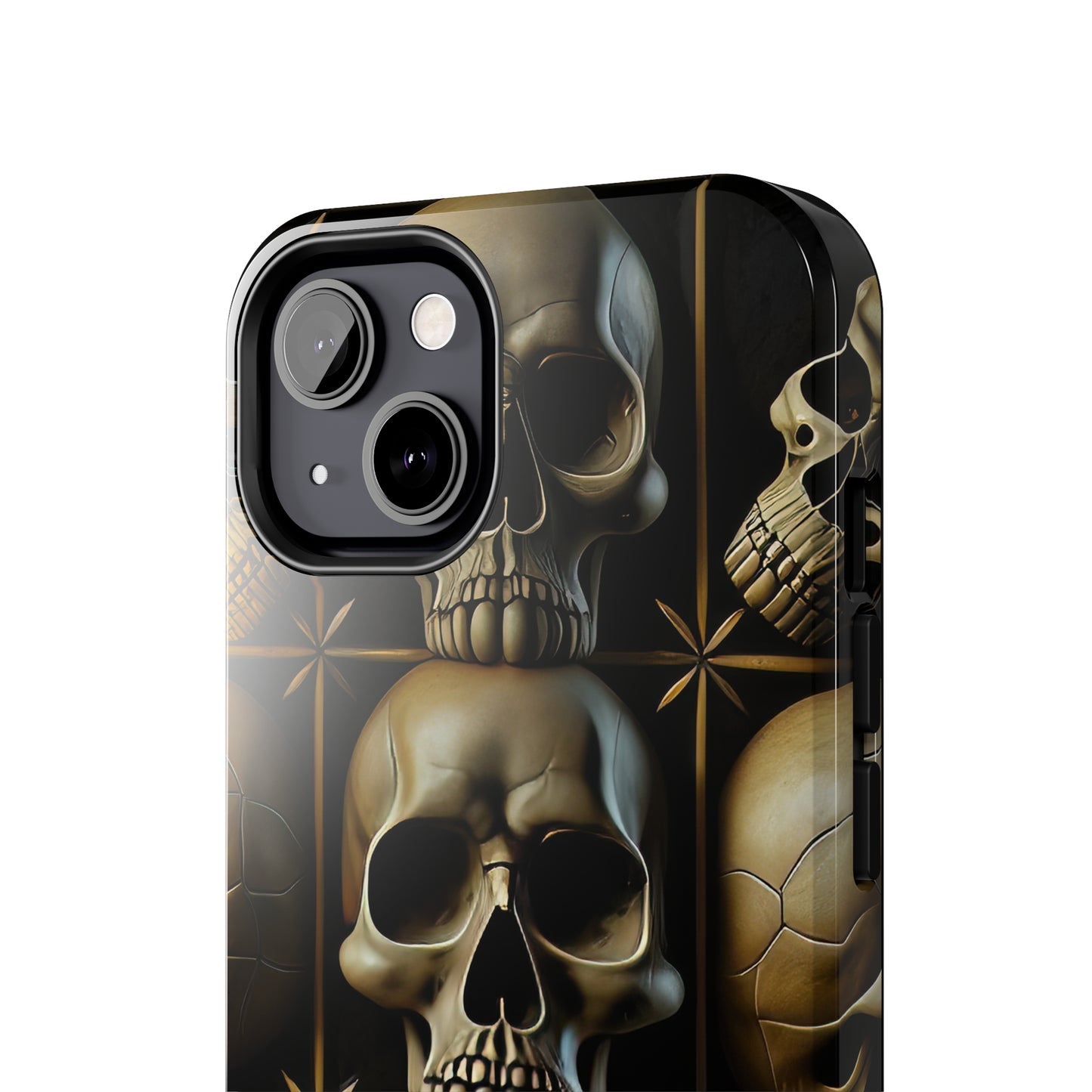 Metallic Chrome Skulls and classic Designed 19 Tough Phone Cases