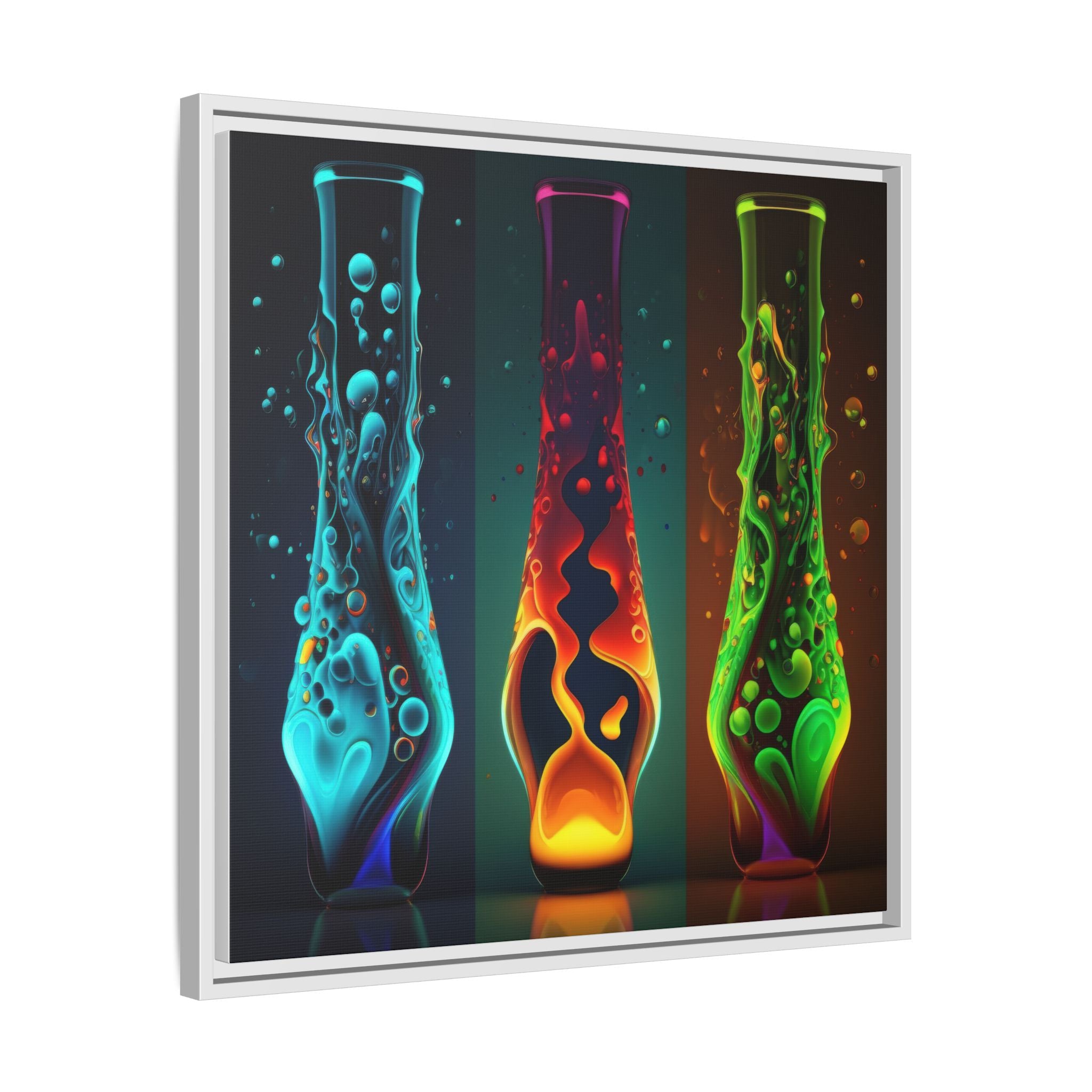 Three States of Flow, Art Print — Colorful Modern Wall Canvas