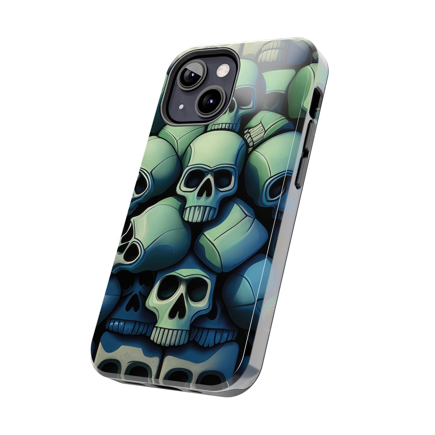 Metallic Chrome Skulls and classic Designed 10 Tough Phone Cases