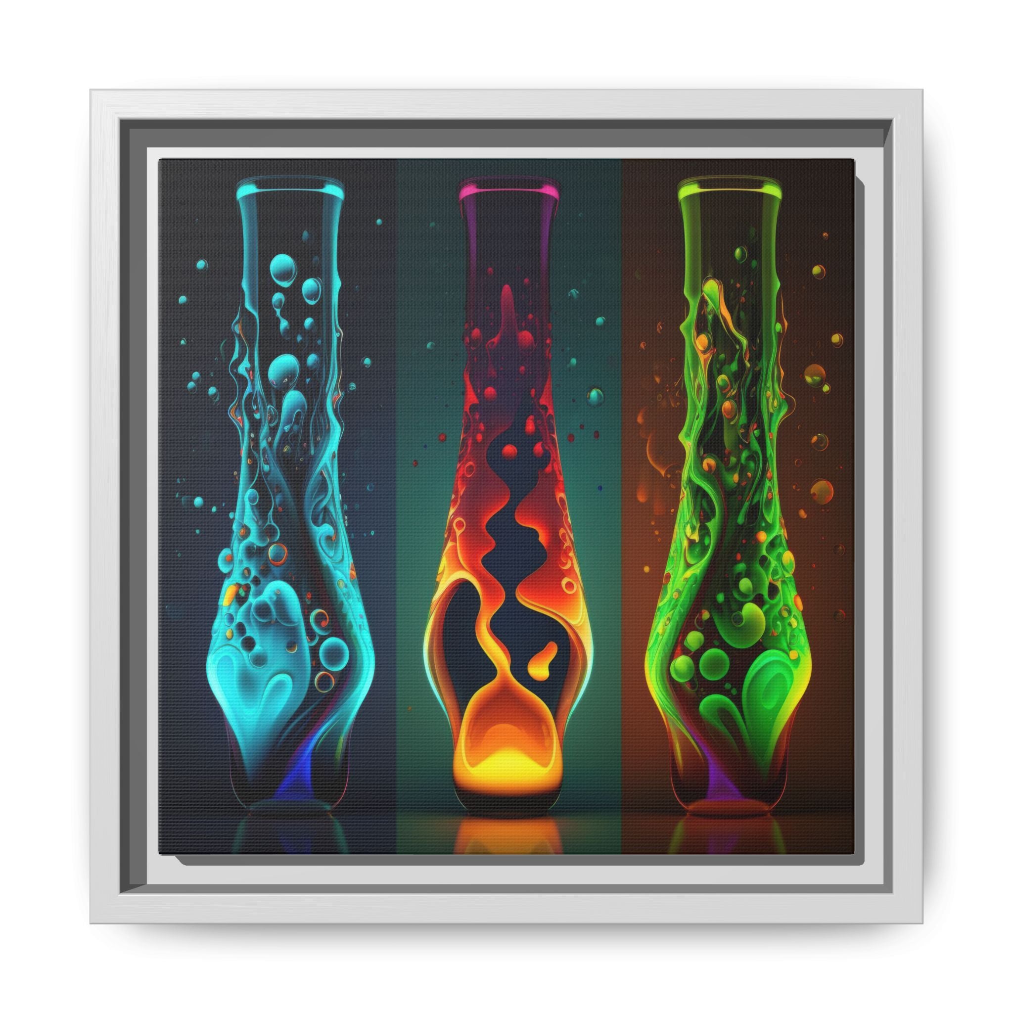Three States of Flow, Art Print — Colorful Modern Wall Canvas
