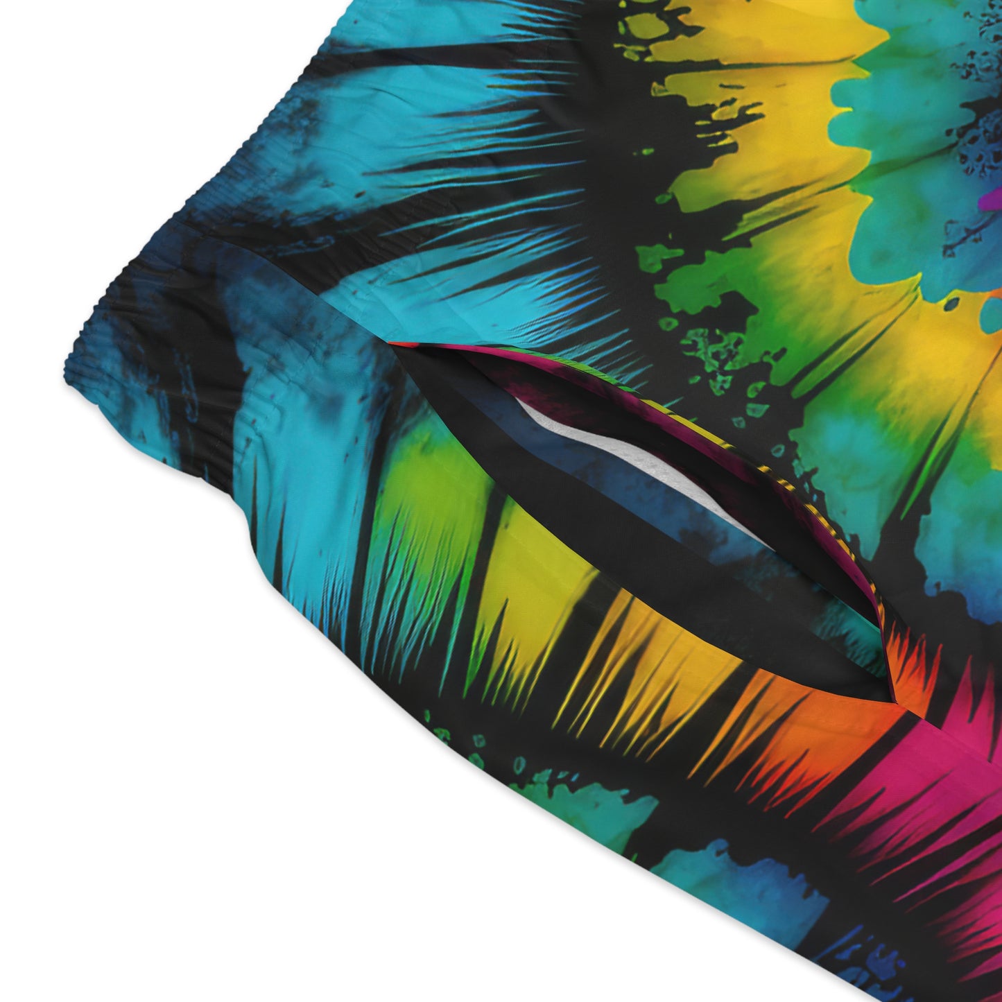 Bold And Beautiful Tie Dye Style Four A Swim Trunks (AOP)