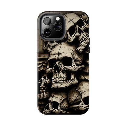 Metallic Chrome Skulls and classic Designed 14 Tough Phone Cases