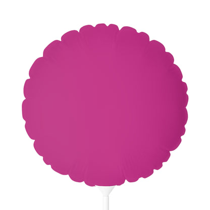 Bold & Beautiful & Metallic Wildflowers, Gorgeous floral Design, Style 2 A Balloon (Round and Heart-shaped), 11"