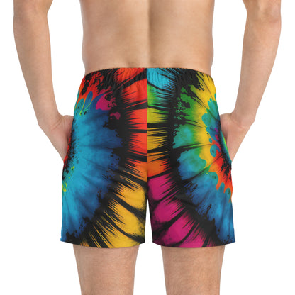 Bold And Beautiful Tie Dye Style One A Swim Trunks (AOP)