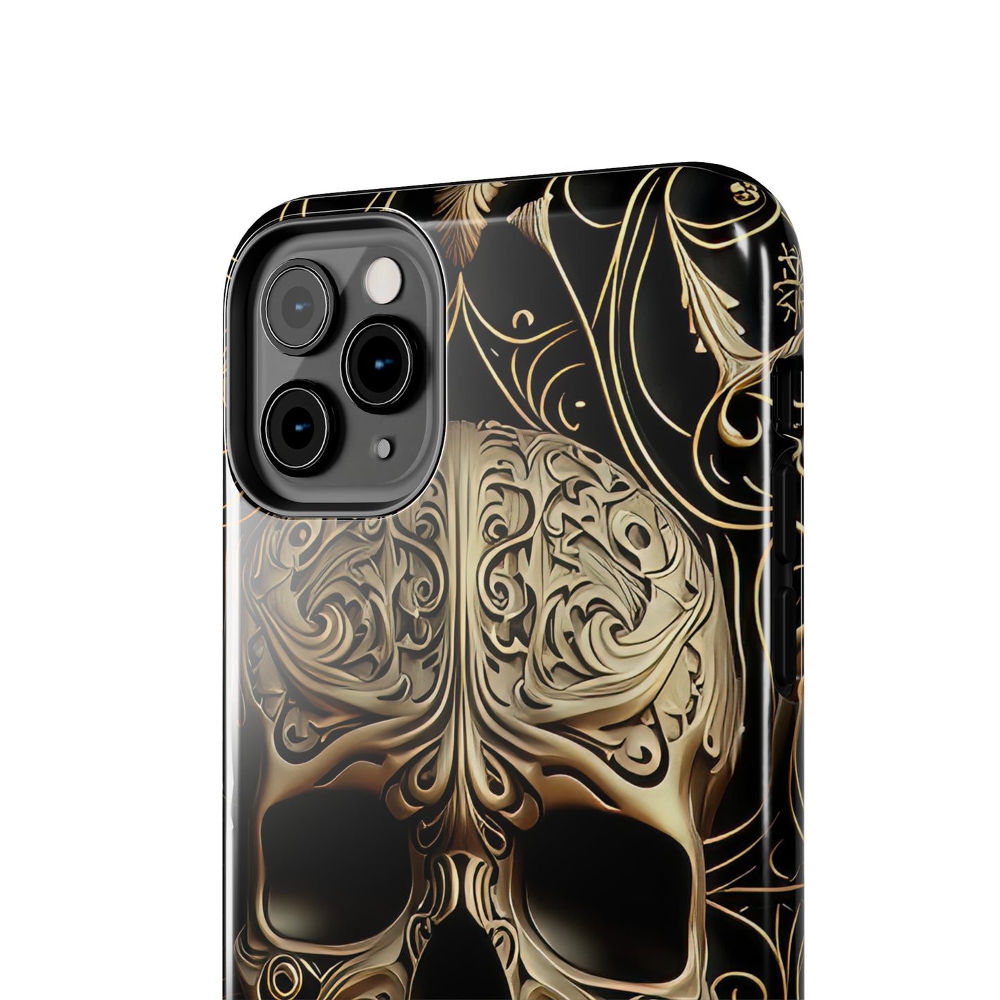 Metallic Chrome Skulls and Classic Designed 8 Tough Phone Cases