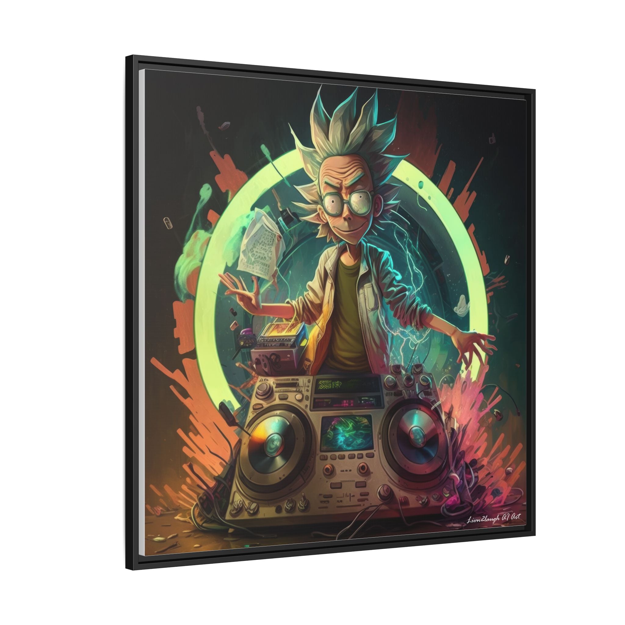 Frequency of Genius, Art Print — Colorful Modern Wall Canvas