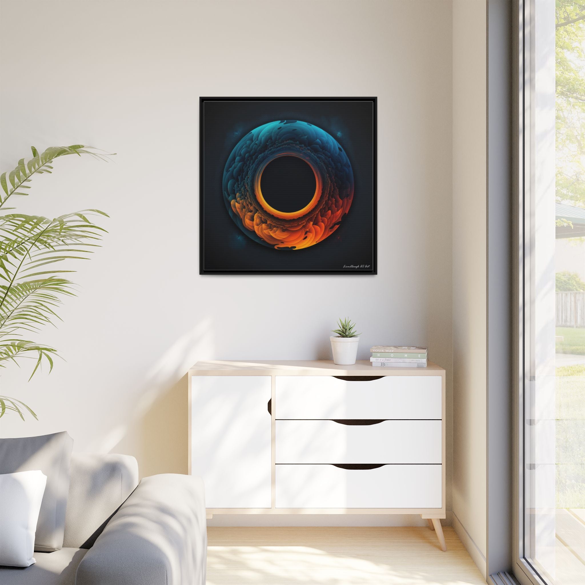 Molten Silence, Art Print — Colorful Modern Wall Canvas