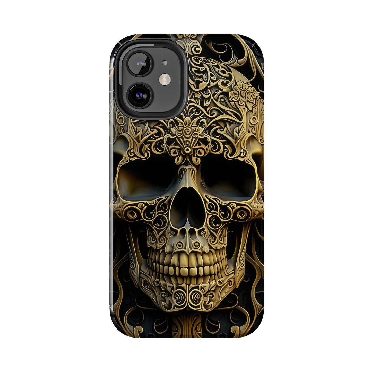 Metallic Chrome Skulls and classic Designed 4 Tough Phone Cases