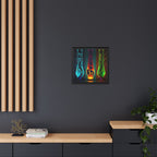 Three States of Flow, Art Print — Colorful Modern Wall Canvas