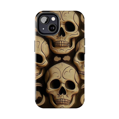 Metallic Chrome Skulls and classic Designed 19 Tough Phone Cases