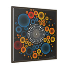 Gilded Tide, Art Print — Colorful Modern Wall Canvas