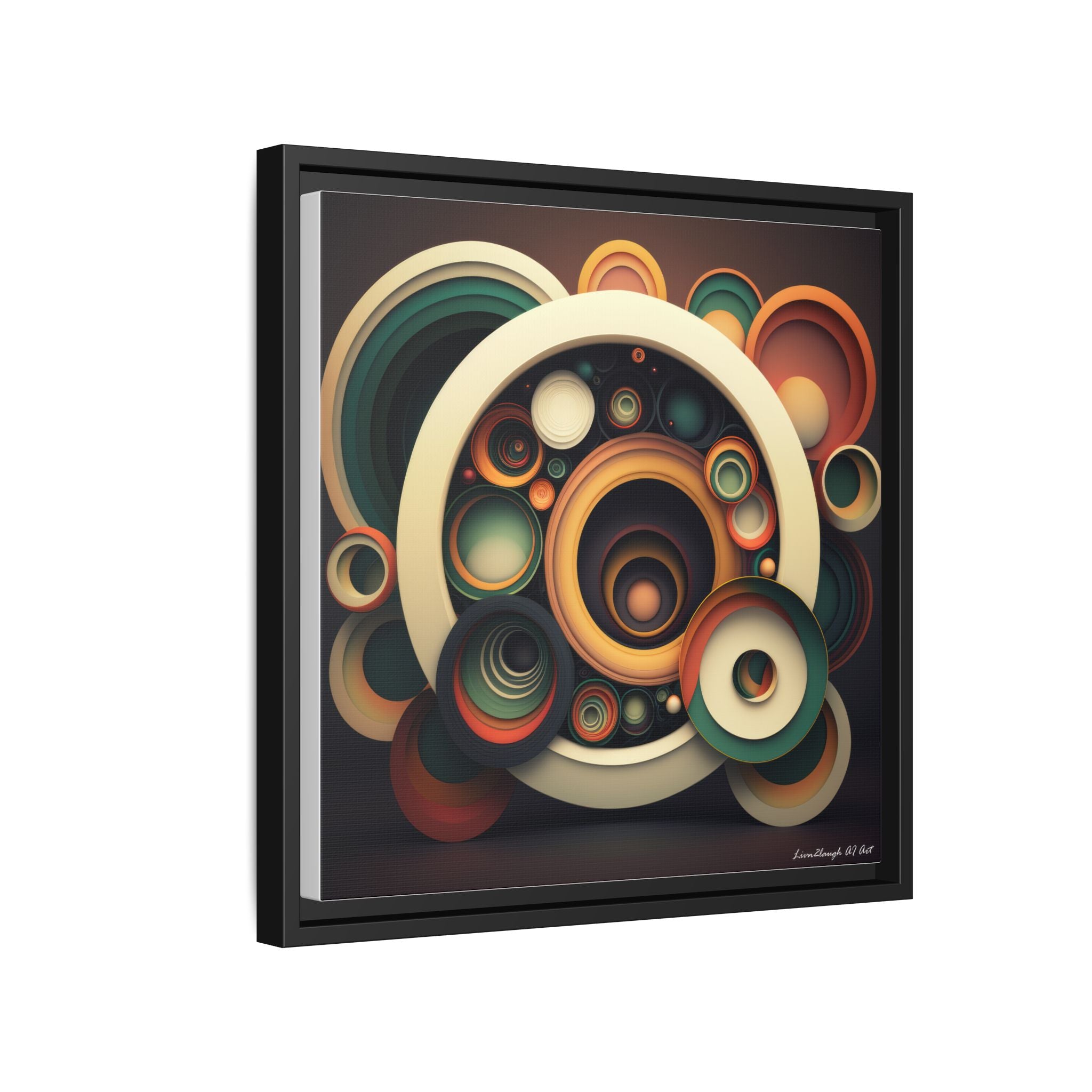 Inner Resonance, Art Print — Colorful Modern Wall Canvas