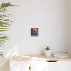 Home Beneath the Rainbow, Art Print — Colorful Modern Wall Canvas