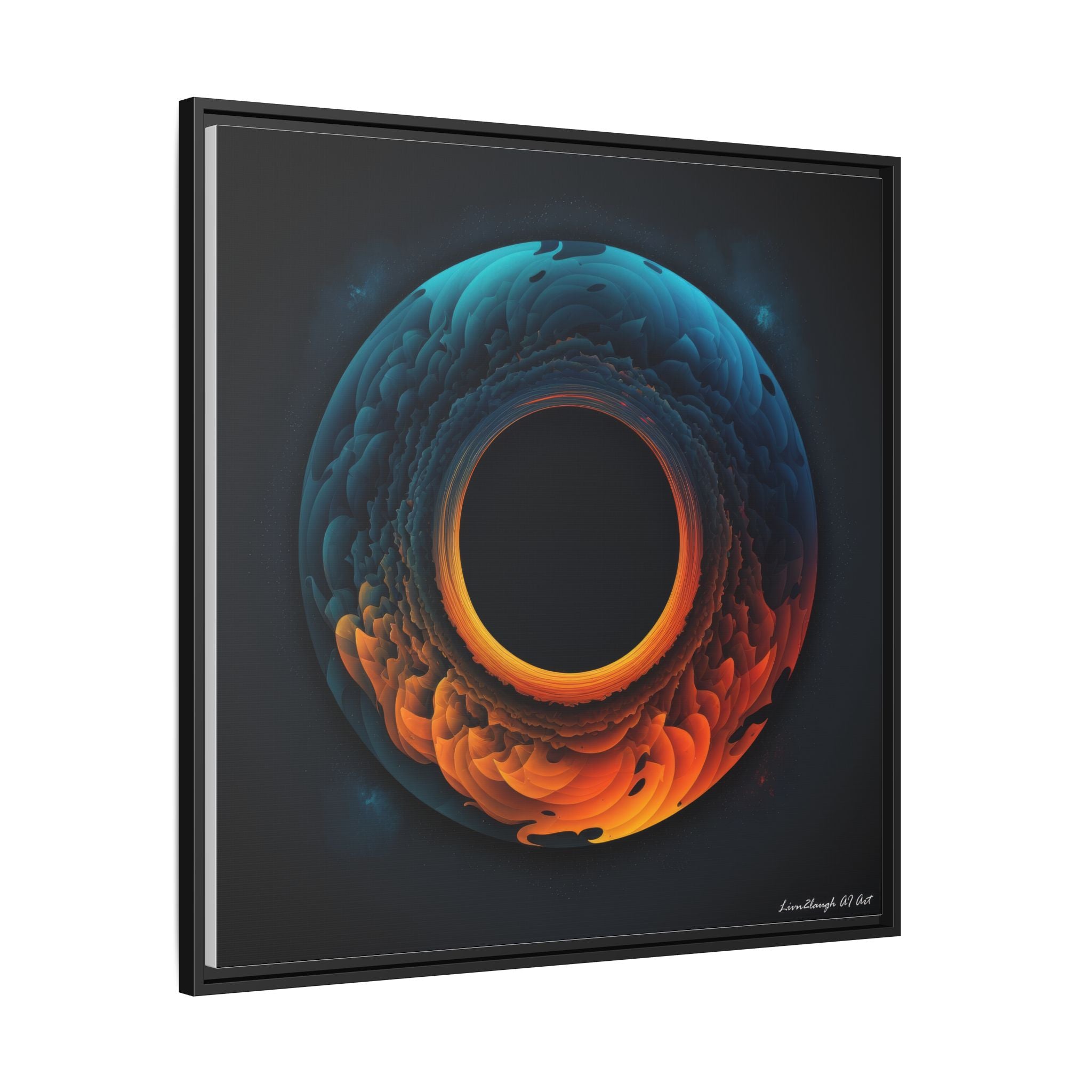 Molten Silence, Art Print — Colorful Modern Wall Canvas