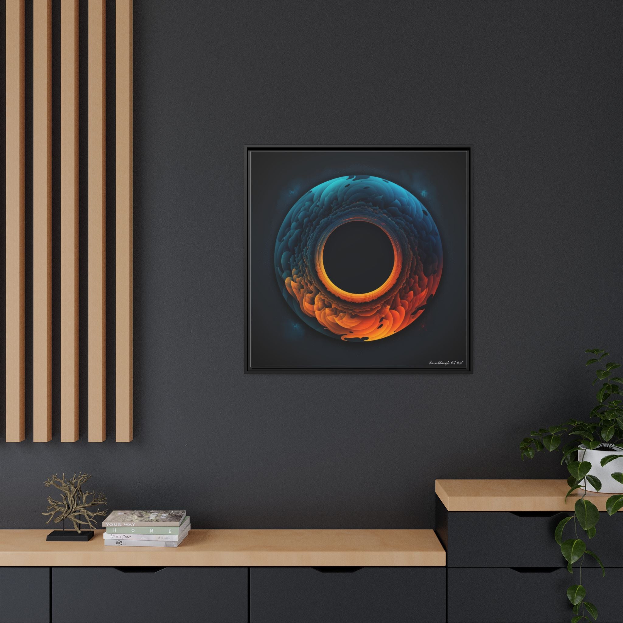 Molten Silence, Art Print — Colorful Modern Wall Canvas