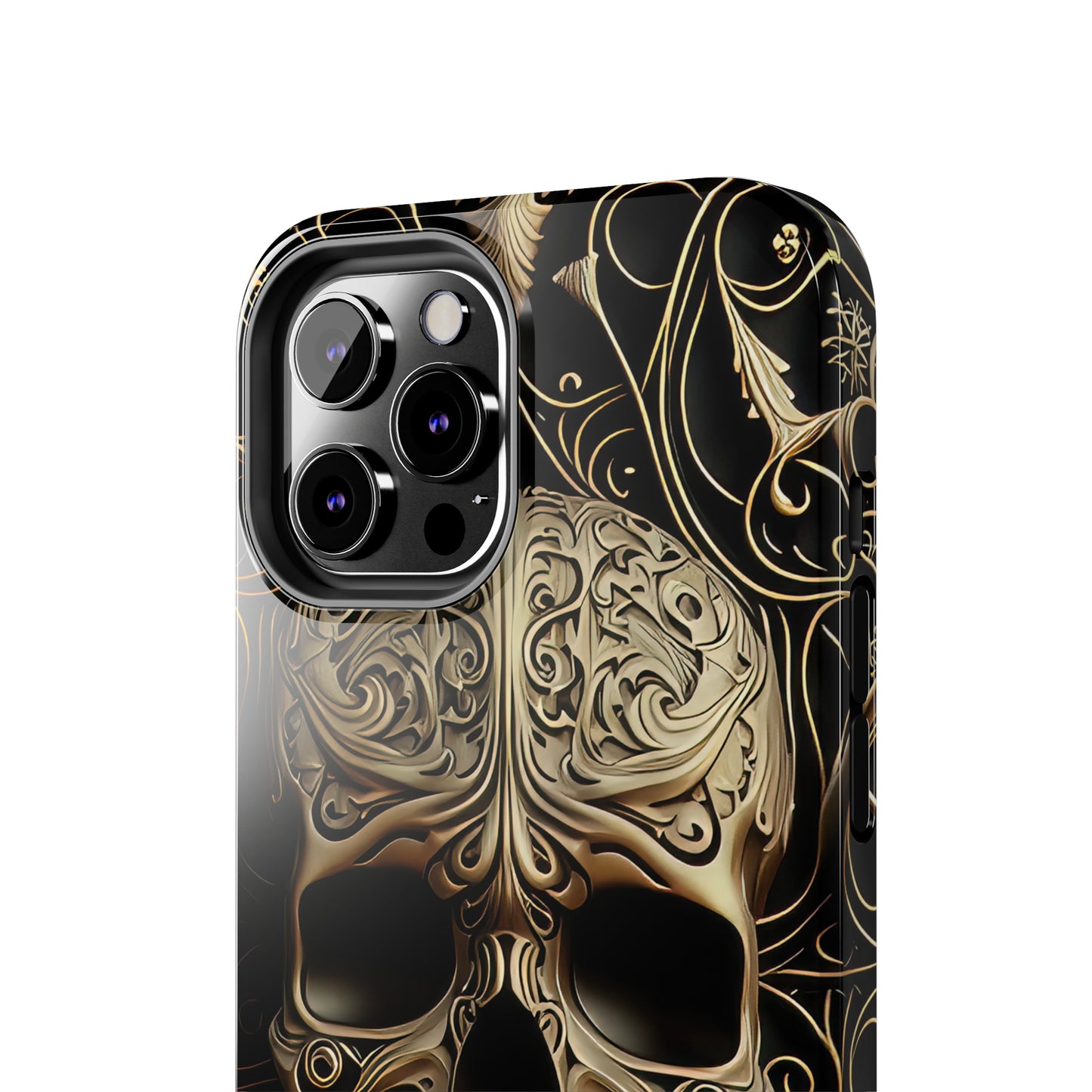 Metallic Chrome Skulls and Classic Designed 8 Tough Phone Cases